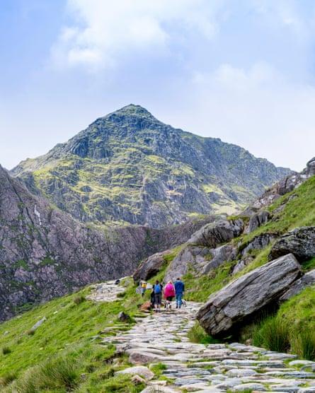 The east face of Snowdon.