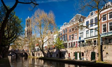 Dom Tower and the Oudegracht.