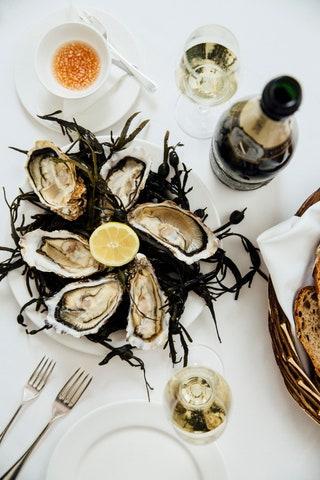 Oysters at Quo Vadis Soho