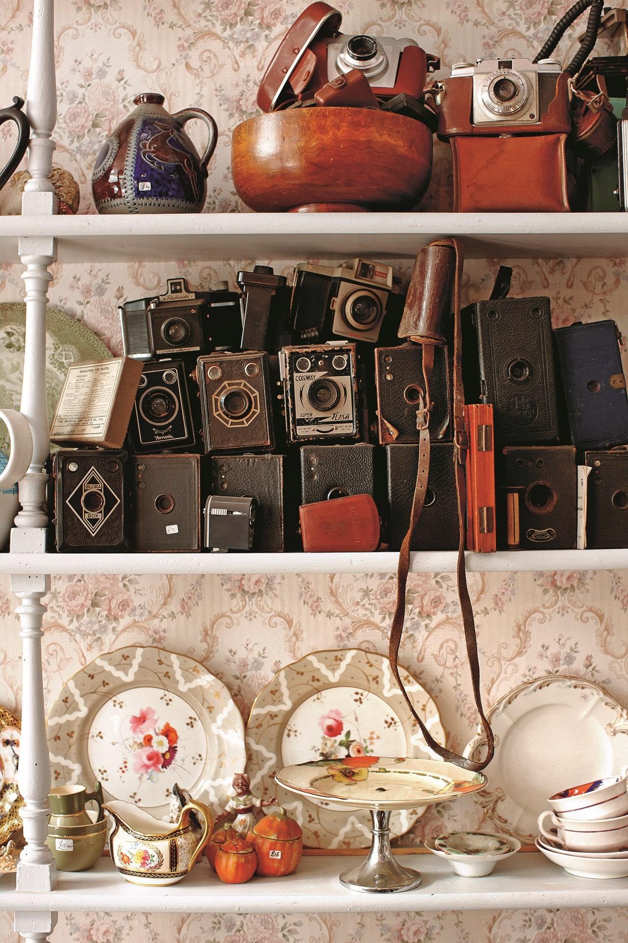 Antique cameras at South Street Gallery Scarborough